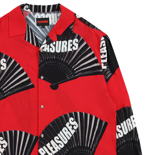 PLEASURES Fns Long Sleeves Button Down