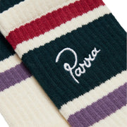 PARRA Striper Logo Crew Socks