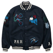 PARRA Run Sit & Bike Varsity Jacket