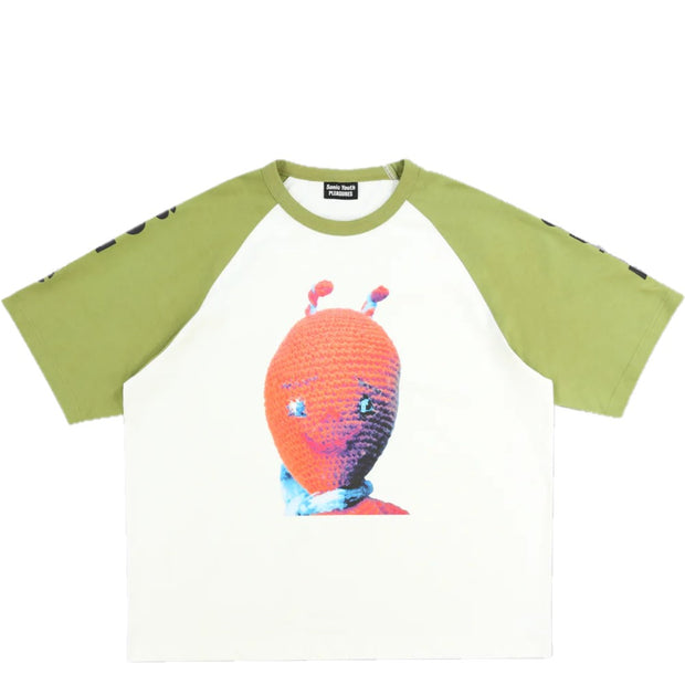 PLEASURES Sonic Youth Alien Raglan T-shirt