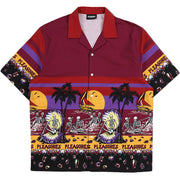 PLEASURES Beach Button Down Shirt