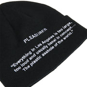 PLEASURES Plastic Beanie