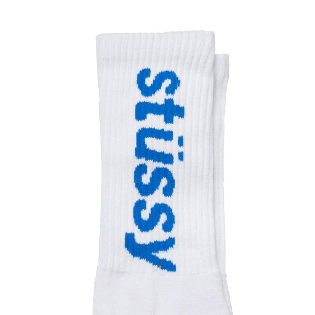 STUSSY Helvetica Jacquard Crew Socks