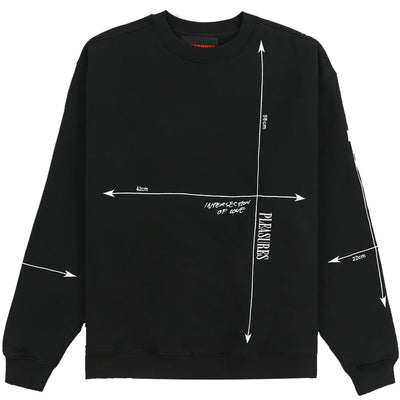 PLEASURES Intersection Crewneck