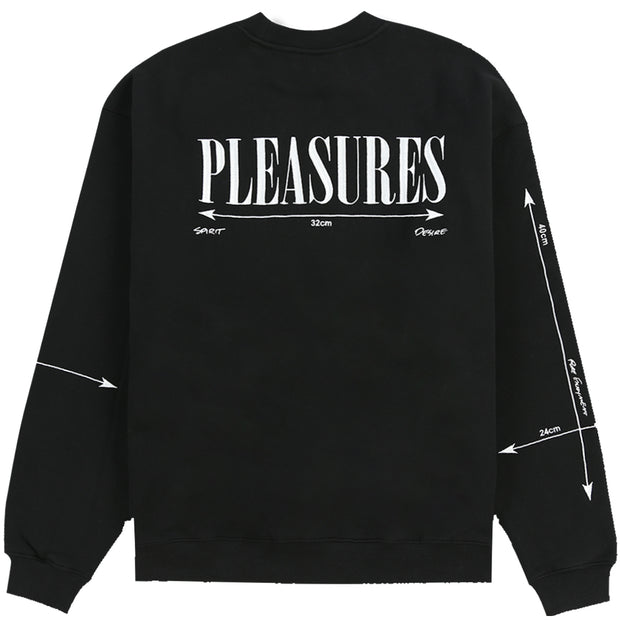 PLEASURES Intersection Crewneck