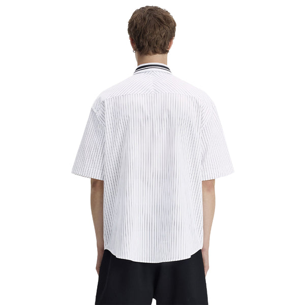 FRED PERRY Pinstripe Short Sleeve Shirt
