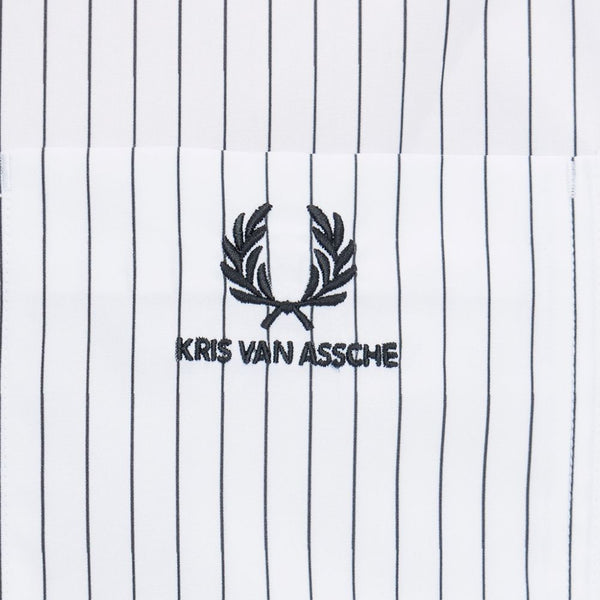 FRED PERRY Pinstripe Short Sleeve Shirt