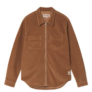 STUSSY Wide Wale Cord Zip Shirt