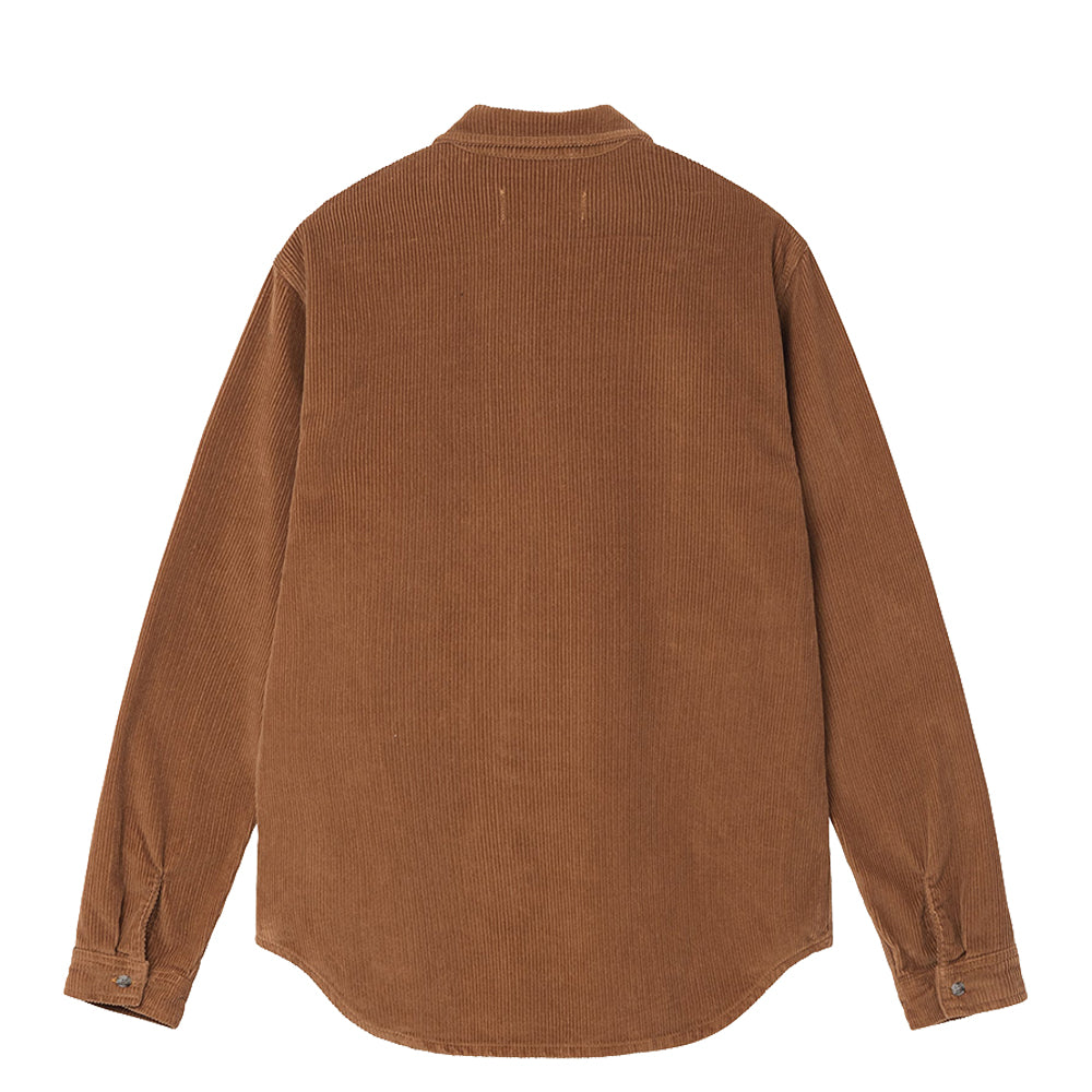 STUSSY Wide Wale Cord Zip Shirt