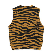 STUSSY Tiger Printed Sweater Vest