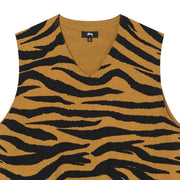 STUSSY Tiger Printed Sweater Vest