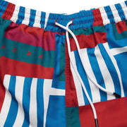 PARRA Hot Springs Pattern Swim Shorts