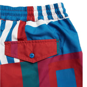 PARRA Hot Springs Pattern Swim Shorts