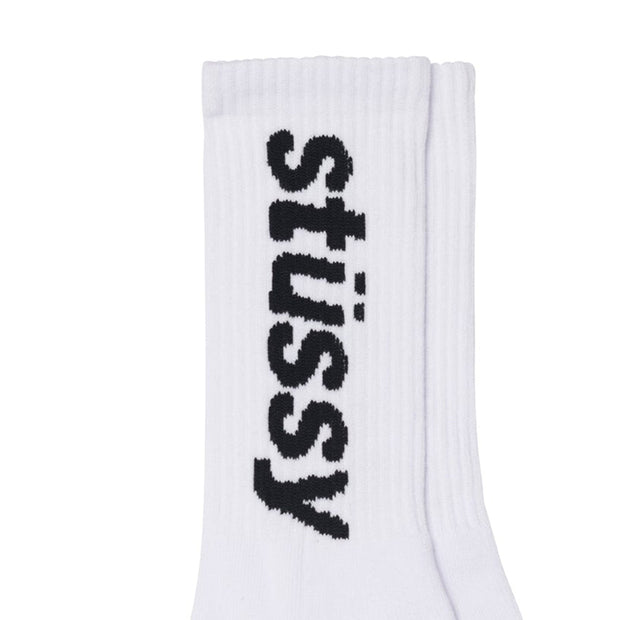 STUSSY Helvetica Jacquard Crew Socks