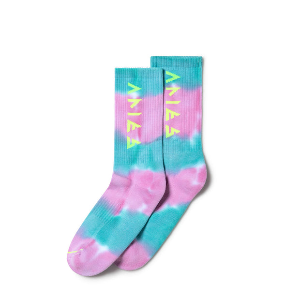 ARIES TIE DYE RUNE SOCKS