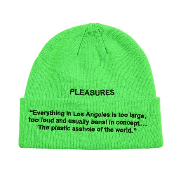 PLEASURES Plastic Beanie