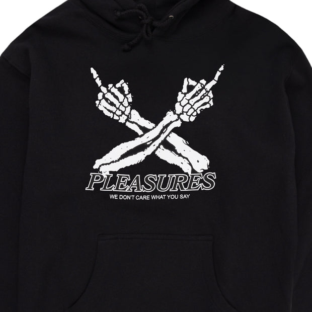 PLEASURES Don t Care Hoodie