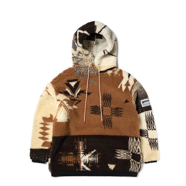 ARIES Oversized Ikat Fleece Hoodie