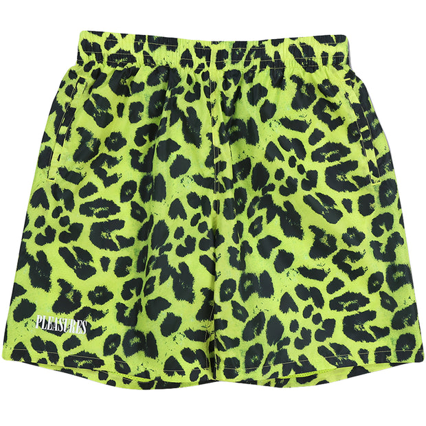 PLEASURES Leopard Running Short