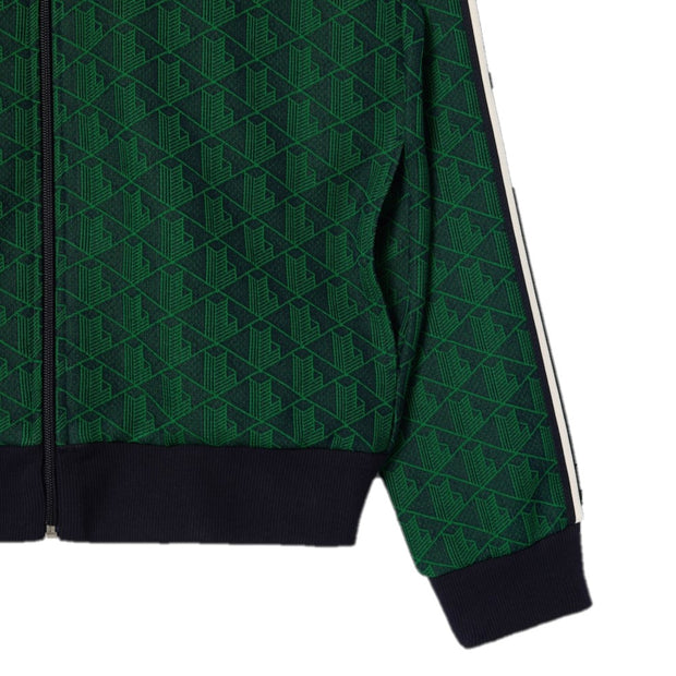 LACOSTE Full Zip Jacquard Monograms Jacket