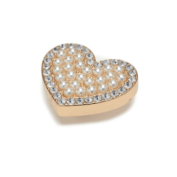 CROCS Pearl Cluster Heart