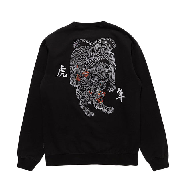 MAHARISHI Tiger Embroidered Crew Sweat