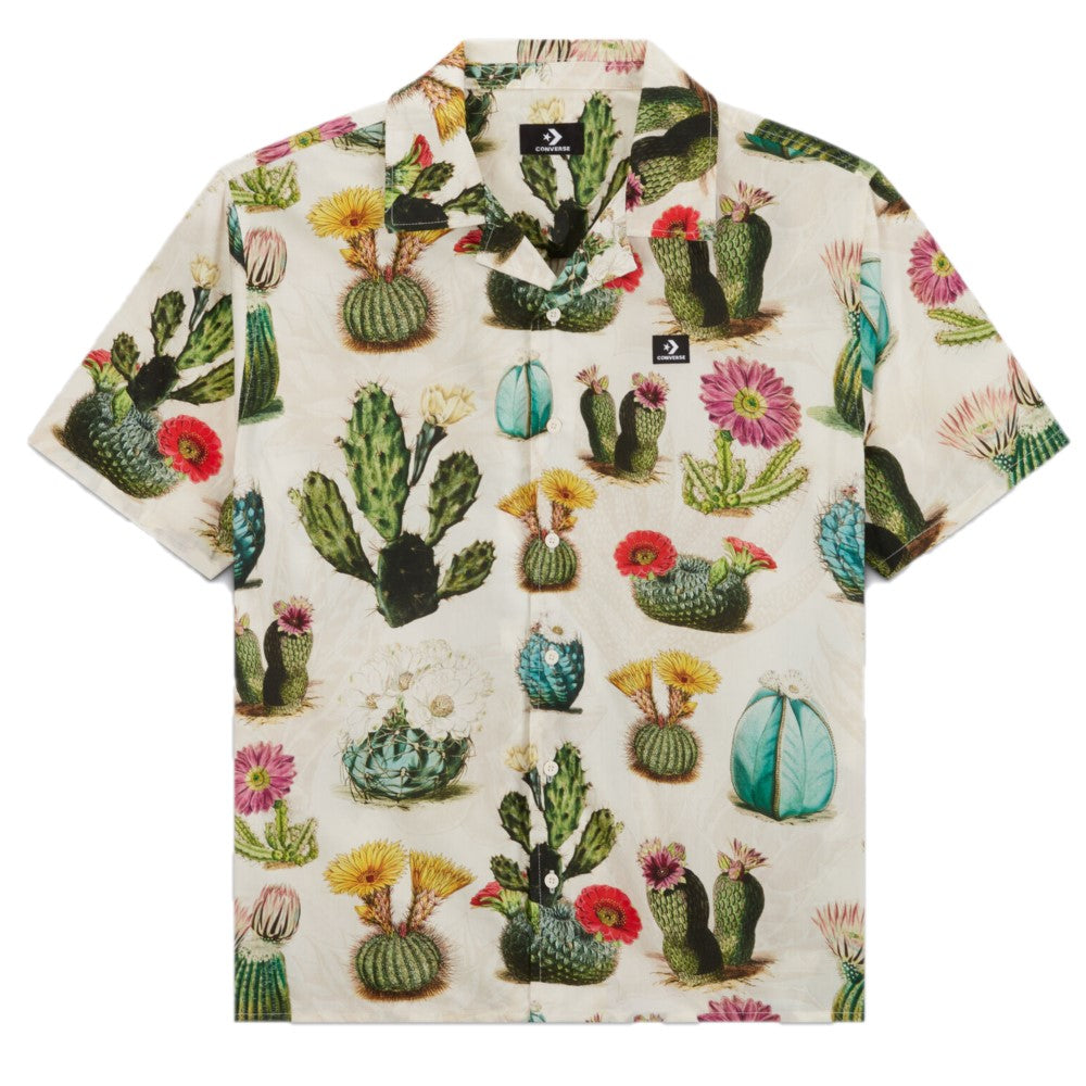 CONVERSE Plant Print Resort Shirt