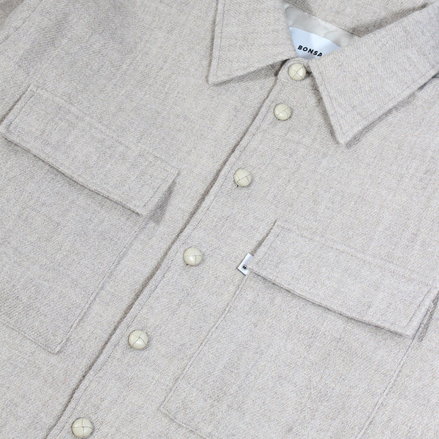 BONSAI WOOL PADDED OVERSHIRT