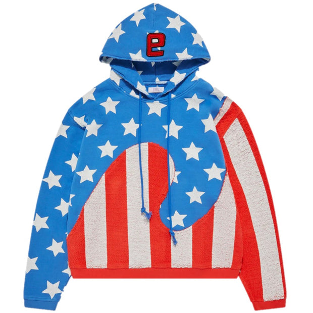 ERL Unisex Stars & Stripes Hoodie Knit