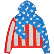 ERL Unisex Stars & Stripes Hoodie Knit