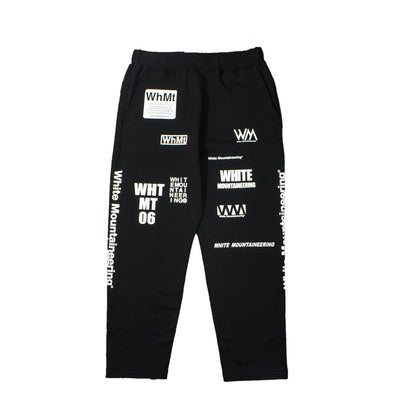 WHITE MOUNTAINEERING WM Logo Randam Printed Pants