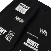 WHITE MOUNTAINEERING WM Logo Randam Printed Pants