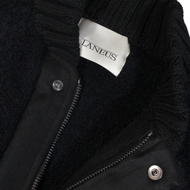 LANEUS Wool Bomber