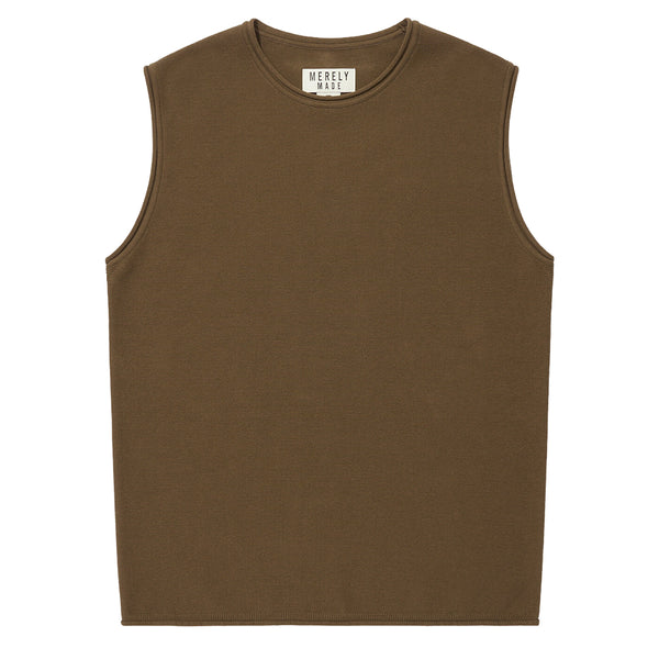 MERELY MADE Premium Wide Shoulder Knit Sleeveless