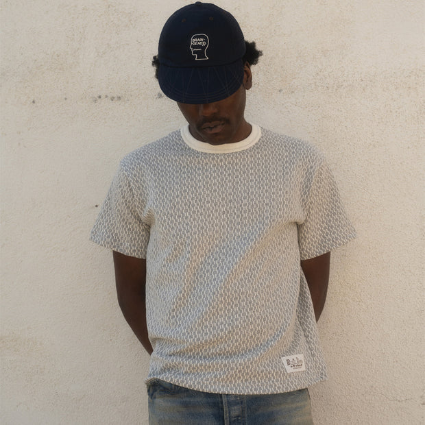 BRAIN DEAD Jacquard Broken Stripe T-shirt