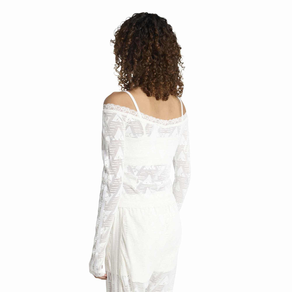 ADIDAS Lace Bardot Top