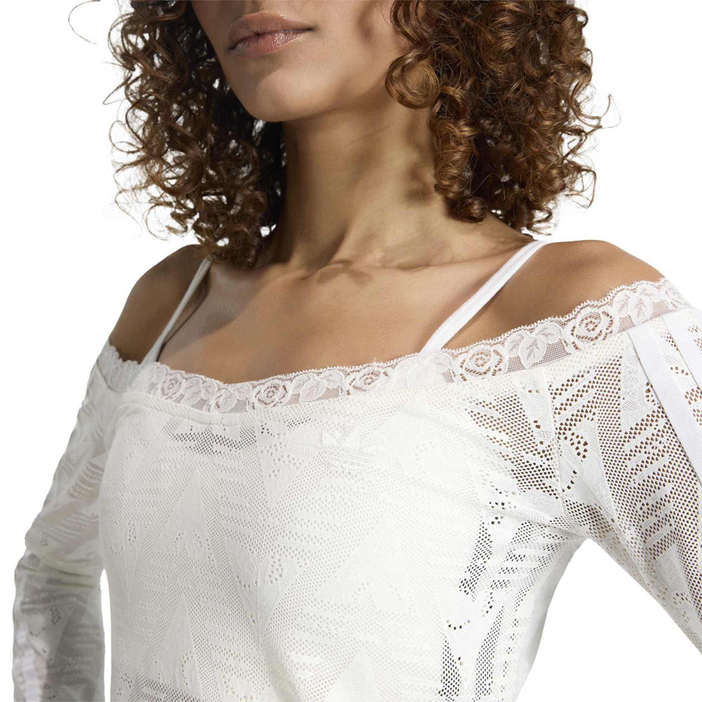 ADIDAS Lace Bardot Top