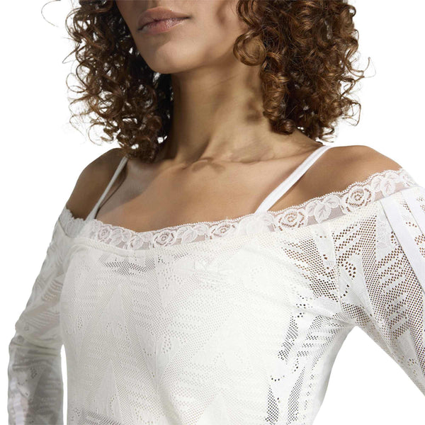 ADIDAS Lace Bardot Top