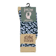 BRAIN DEAD Paneled Logo Crew Socks