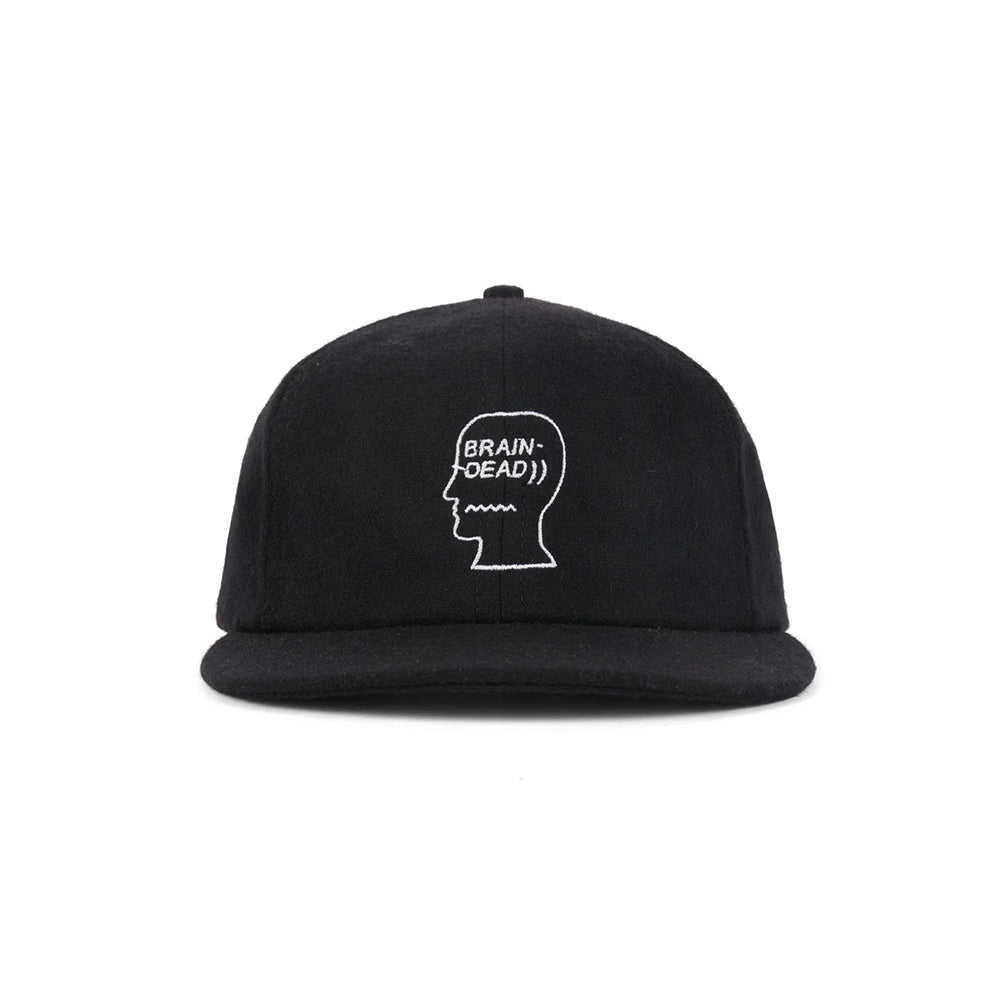 BRAIN DEAD Flannel Classic Logohead 6 Pannel Hat