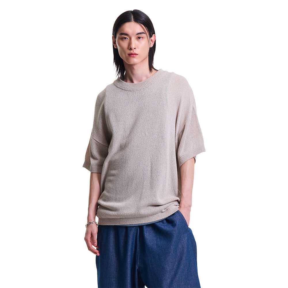 MERELY MADE Premium Wide Round Neckline Knit