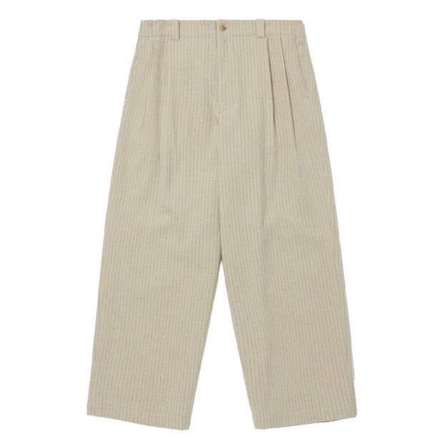 MERELY MADE Merely Premium Vintage Woolen Stripe Wide Pants
