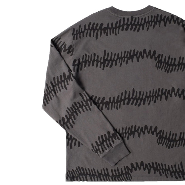 BY PARRA Stitched Skull Longsleeve t-shirt