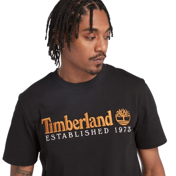 TIMBERLAND Estabilished 1973 Embroidery Logo Tee