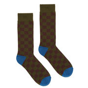 BRAIN DEAD Logo Head Crew Socks