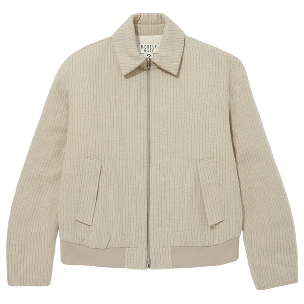 MERELY MADE Merely Premium Vintage Woolen Stripe Blouson