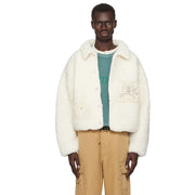 ERL FLEECED WOOL BOMBER JACKET WOVEN