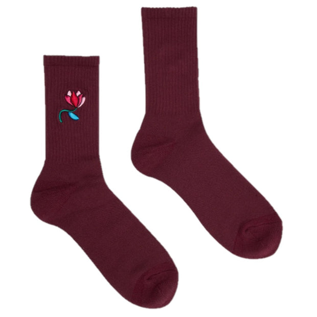 PARRA Secret Flower Crew Socks