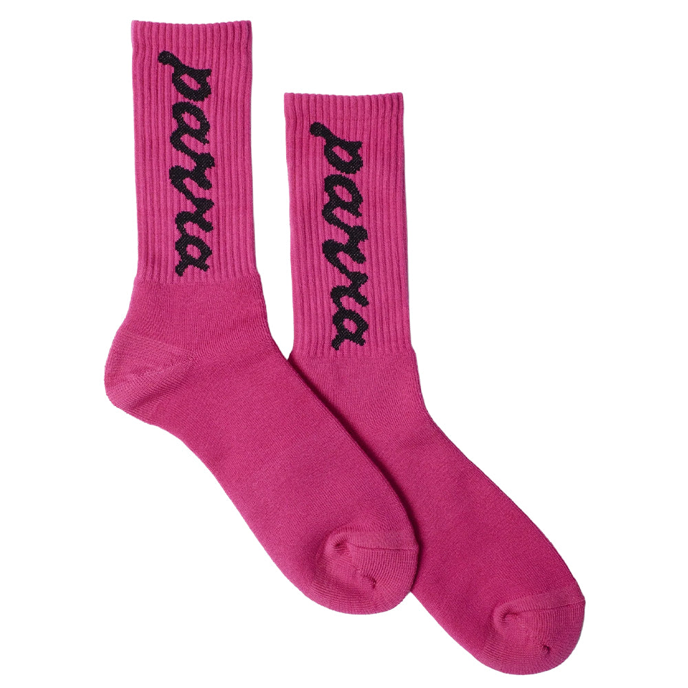 BY PARRA Lowercase Scriptlogo Crew Socks