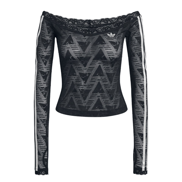 ADIDAS Lace Bardot Top